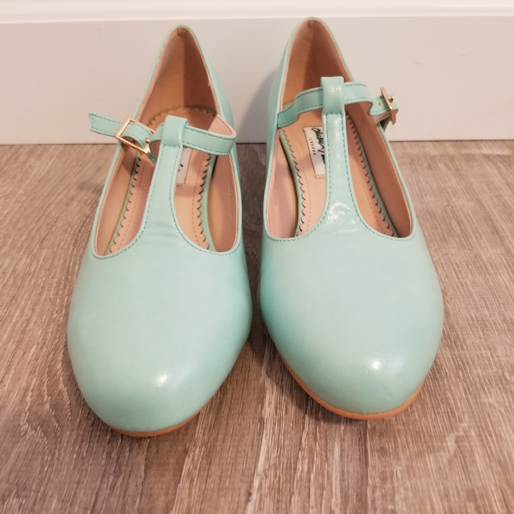 Lulu Hun Chrissie Mint Heels